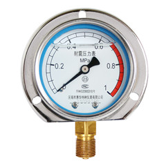 YN-60径向后边耐震压力表 YN-60径向后边耐震压力表